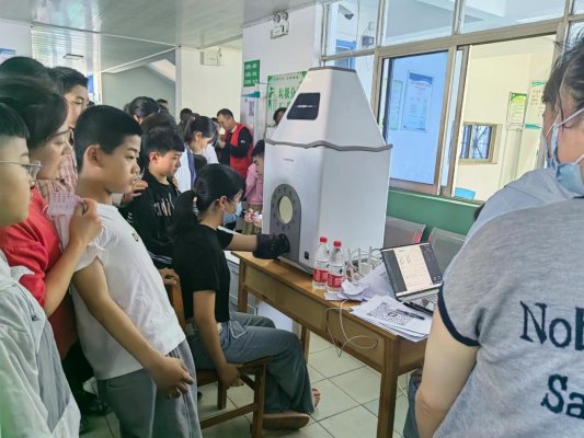 曹縣莊寨中心衛生院聯合菏澤市立醫院開展適齡兒童免費骨齡檢測義診活動
